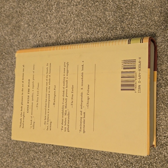 Gone With the Wind Hardcover Book - Picture 4 of 9